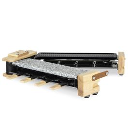 Hkoenig Raclette 3 en 1 WOD360: Raclette, Piedra y Grill - 8 Personas - 1400W