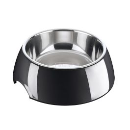 Comedero De Melamina 350 mL Negro Comedero De Melamina 350 mL Negro