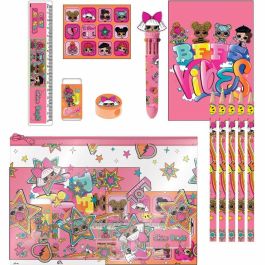 Cerdá Set Papelería Escolar Eva Lol PINK, para Niños de 3+ Años, Incluye Material Básico, 22x14x0.5 cm Cerdá Set Papelería Escolar Eva Lol PINK, para Niños de 3+ Años, Incluye Material Básico, 22x14x0.5 cm