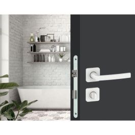YALE Y73R-A40/B/SC Cerradura de empotrar Eje 40 mm, caja 135 mm, Certificación NF Nivel 2, Blanco con cerradero