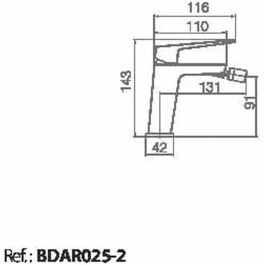 Grifo Monomando Imex Latón