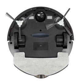 Livoo DOH145 WASH'UP Robot Aspirador Conectado 1000 Pa 70 min con 2 Depósitos Negro