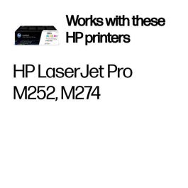 HP Laserjet Pro M252n 201X Pack 3 Toner Alta Capacidad Cyan/Magenta/Yellow