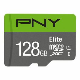 PNY Elite MicroSDXC 128 GB UHS-I U1 Clase 10 V10 Tarjeta de Memoria Flash