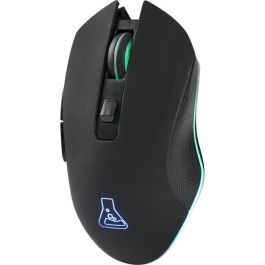 THE G-LAB Ratón Gaming Inalámbrico Negro, Azul, 6 Botones, 2400 DPI, USB Tipo A, KULT-HELIUM WL