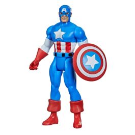 Hasbro Figura Marvel Legends Retro Capitan America F2652 9.5 cm Coleccion Retro 375 Juguete +4 Años