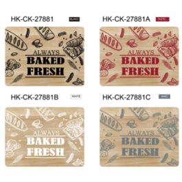 DKD Home Decor Set 12 Individuales de Mesa de Corcho 30x40 cm - Colores Surtidos (Natural, Negro, Blanco)