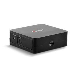 Lindy Splitter Audio Óptico TosLink de 3 Puertos - Divisor Digital SPDIF Compatible Dolby Digital/DTS/LPCM
