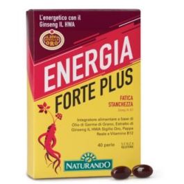 NATURANDO Energía Forte Plus con Ginseng y Jalea Real, Tónico para Fatiga Física y Mental, Vitamina B12, 40 Perlas NATURANDO Energía Forte Plus con Ginseng y Jalea Real, Tónico para Fatiga Física y Mental, Vitamina B12, 40 Perlas Precio: 18.5000002. SKU: B1HXR32P85