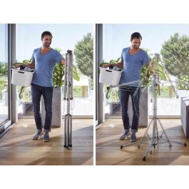 Leifheit Secador LinoPop-Up 82500 | 14m Extensión | Plegado Compacto para Hogar y Exteriores