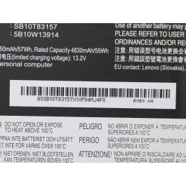 Lenovo 5B10W13914 Batería Interna Litio-Ion 57Wh 11.52V para Lenovo ThinkPad P53S Lenovo 5B10W13914 Batería Interna Litio-Ion 57Wh 11.52V para Lenovo ThinkPad P53S
