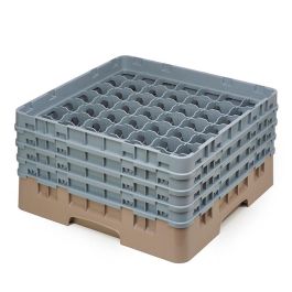 CAMBRO - 49S800-184 - Cesta de lavado 49 comp. 4 alturas - 6 cm Ø máx. - alt. máx. 21,7 cm - 50 x 50 x 26,7 cm - Beige Precio: 108.49999941. SKU: B1C32TNKGZ