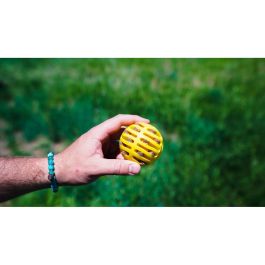 FLINGERZ Pelota de Juguete para Perro con Lanzador Universal - Goma Resistente, Rellenable con Snacks, Silbante, Flotante, Lanzamiento Largo FLINGERZ Pelota de Juguete para Perro con Lanzador Universal - Goma Resistente, Rellenable con Snacks, Silbante, Flotante, Lanzamiento Largo