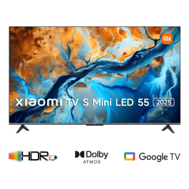 Xiaomi TV S Mini LED 55 2025 55" 4K Ultra HD Smart TV Wifi Negro Precio: 483.99000056. SKU: B16ATRSN5D