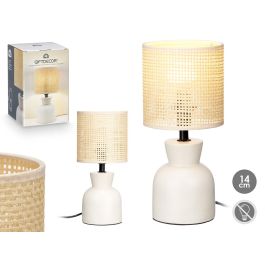 Lampara Sobremesa Blanco Forma Giftdecor 14X30CM (12 Unidades) Precio: 80.6899995. SKU: B1GPBMKDMP