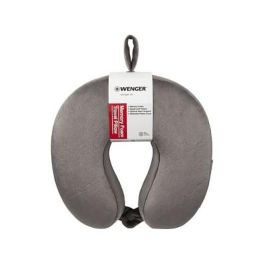 Wenger SwissGear 611884 Almohada de Viaje para Cuello con Memory Foam - Gris
