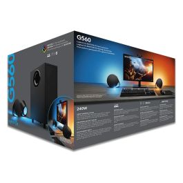 Logitech Altavoz Gaming G560 Bluetooth 240W RGB LIGHTSYNC DTS:X Ultra 980-001301