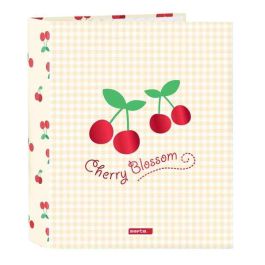 Carpeta de anillas Safta Cherry Beige A4 27 x 33 x 6 cm