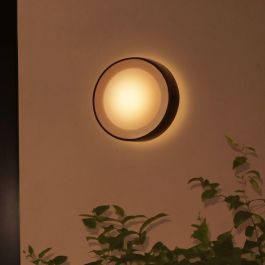 Philips Hue 915005843201 Aplique de pared exterior Daylo White & Color Ambiance, Negro, LED 1050lm, Bluetooth