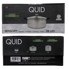 Cacerola Acero Inoxidable Sensory Quid 26 cm - 6,2 L Precio: 26.3538. SKU: B122GSLPTJ