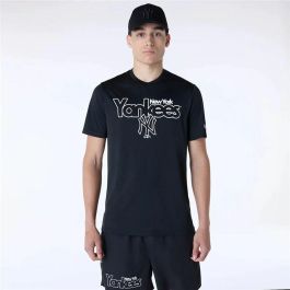 Camiseta de baloncesto New Era New York Yankees MLB Negro