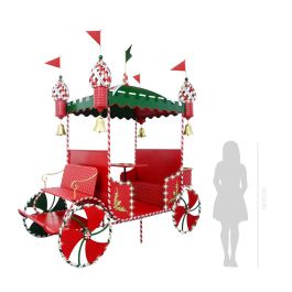 Carroza Navidad Tradicional DKD Home Decor Rojo Verde 131 x 280 x 267 cm Precio: 5950.34000044. SKU: B1CTGFW5XL