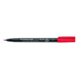 Rotulador Permanente Staedtler 318 Lumocolor (F) Rojo (Set de 10) Precio: 14.49999991. SKU: BIX318-2