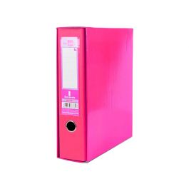Liderpapel Archivador Documenta de Palanca Cartón DIN A4 Lomo 75 mm Rosa