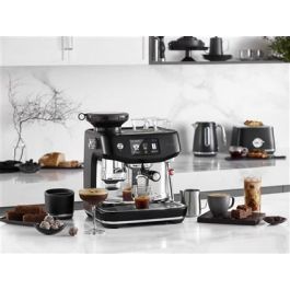 Sage Cafetera Espresso Automática Oracle Jet Negro Trufado, Pantalla Táctil, Sistema ThermoJet Sage Cafetera Espresso Automática Oracle Jet Negro Trufado, Pantalla Táctil, Sistema ThermoJet