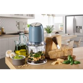 Ariete 438/05 Picadora Vintage Azul 400W 4 Cuchillas Acero Inoxidable 2 Velocidades