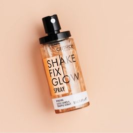 Catrice SHAKE FIX GLOW Spray Fijador de Maquillaje Luminoso e Hidratante, Acabado Radiante para Todo Tipo de Pieles 50 ml