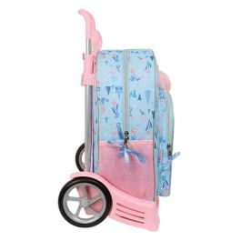 Mochila Escolar con Ruedas Frozen Ice magic Azul 33 x 42 x 14 cm