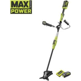Desbrozadora - RYOBI - Manillar - Cable Ø 1 x 1,65 mm - Hoja de 3 dientes - 1 batería de litio + 36 V 4,0 Ah + 1 cargador de 1,7 A Desbrozadora - RYOBI - Manillar - Cable Ø 1 x 1,65 mm - Hoja de 3 dientes - 1 batería de litio + 36 V 4,0 Ah + 1 cargador de 1,7 A