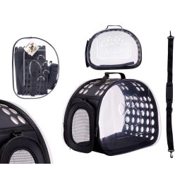 Transportin Transparente Negro Grande Mascow 43X33CM (4 Unidades) Precio: 73.68999946. SKU: B1H7KAZN8H