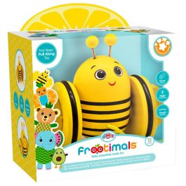 Frootimals Arrastrador de madera Bizzy Lemonbee para primeros pasos - Estimula coordinación y equilibrio