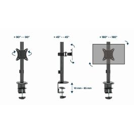 Gembird MA-D1-02 soporte para monitor 81,3 cm (32") Escritorio Negro Gembird MA-D1-02 soporte para monitor 81,3 cm (32") Escritorio Negro