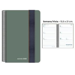 Agenda Anual (2026) Senfort Foam Espiral Tapa Pp Con Goma 135X210 S/V Verde Precio: 9.78999989. SKU: B1HZGWXNL6