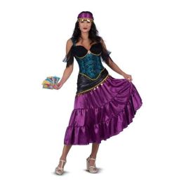 Disfraz pitonisa misteriosa talla XL (vestido, pañuelo para la cabeza y 6 cartas del tarot) Disfraz pitonisa misteriosa talla XL (vestido, pañuelo para la cabeza y 6 cartas del tarot)