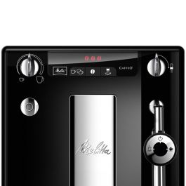 Melitta E957-101 Cafetera Espresso Automática Caffeo Solo & Perfect Molinillo Integrado Cappuccinatore 15 Bares 1400W Negra