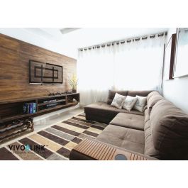 Vivolink Soporte de Pared Pro Grande, Máx. 125 kg, Hasta VESA 900x600, Ideal para Pantallas Grandes en Espacios Públicos