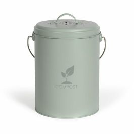 Livoo MES154V LIV1731800951572 Cubo de Compostaje para Cocina 6 Litros Verde
