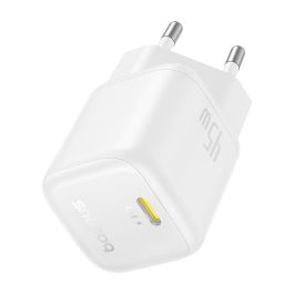 Baseus P10176800213-00 PicoGo GaN Cargador Rápido USB-C 45W Blanco - Tecnología GaN, USB Power Delivery 3.0, Fuente de Alimentación