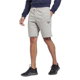 Pantalones Cortos Deportivos para Hombre Reebok Identity Gris