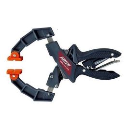 Piher Pinza presión extensible 16cm 52204 - Brazos de acero, mordazas de PE sin aceite, no deja huella