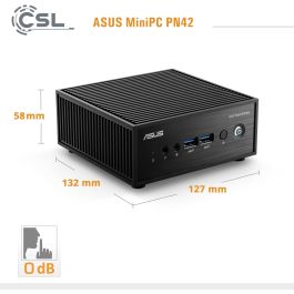 ASUS PN42-BBN200MV Mini PC Intel N200 Negro Sin SO