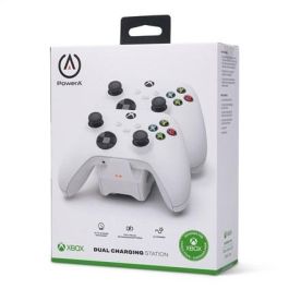 Power A 1524377-01 Estación de Carga Dual Xbox Blanca para Mandos Xbox Series X|S y Xbox One