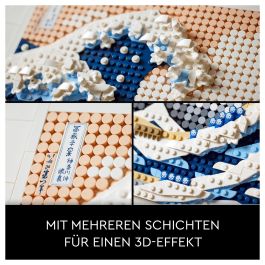 LEGO ART 31208 Hokusai - La Gran Ola, Juego de Construcción, 1810 Piezas, Multicolor