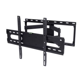 Edm Soporte universal TV 40-80 pulgadas 80kg, dos brazos oscilantes, inclinación -15/+5°, VESA 400x600mm, giratorio 120°