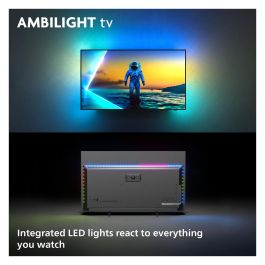 Philips 77OLED810/12 - Televisor 77" (194cm) 4K Ultra HD OLED 120Hz Smart TV Google TV, Ambilight, HDR10+, Dolby Vision, 4xHDMI 2.1, Wi-Fi 6, Negro