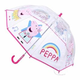 Paraguas manual poe burbuja peppa pig